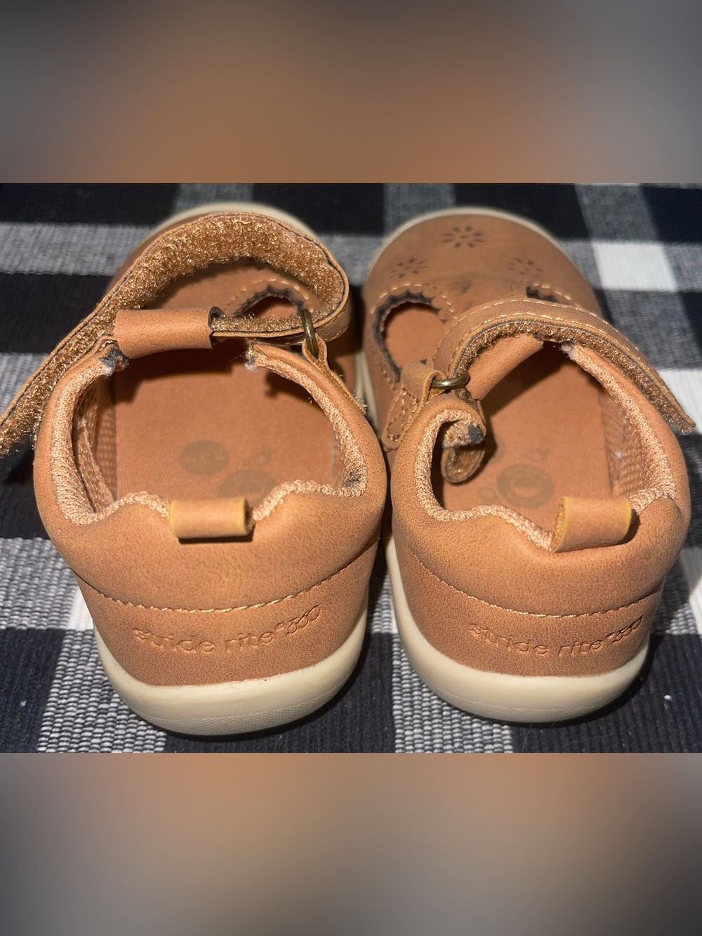 Stride Rite 360 Cheyenne Mary Jane 6M toddler girls brown tan shoe - Picture 7 of 10